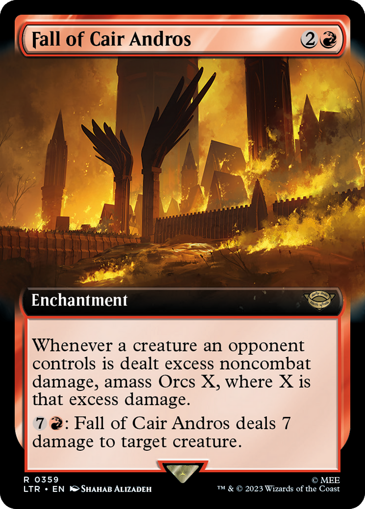 Fall of Cair Andros (Extended Art) [The Lord of the Rings: Tales of Middle-Earth] - Magic: The Gathering - Card Brawlers | Quebec | Canada |