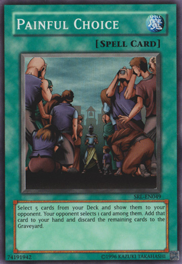Painful Choice [SRL-049] Super Rare - Yu-Gi-Oh! - Card Brawlers | Quebec | Canada |