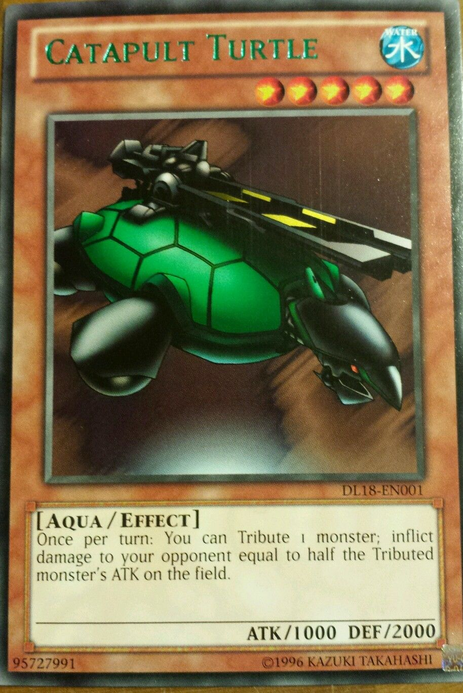 Catapult Turtle (Green) [DL18-EN001] Rare - Yu-Gi-Oh! - Card Brawlers | Quebec | Canada |