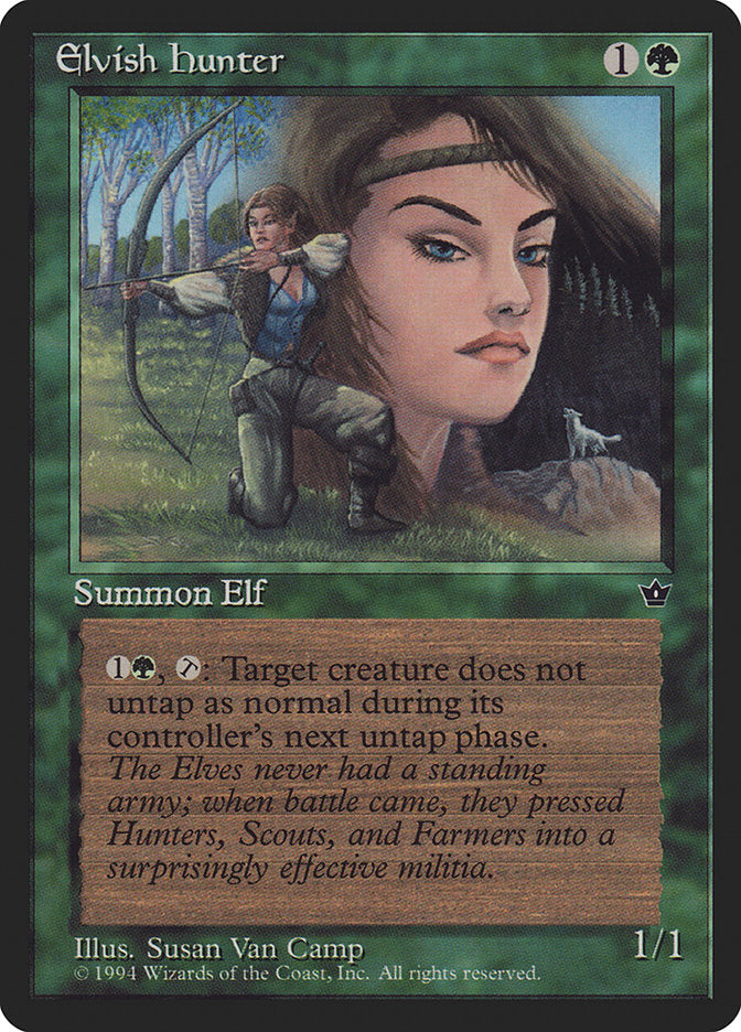 Elvish Hunter (Susan Van Camp) [Fallen Empires] - Magic: The Gathering - Card Brawlers | Quebec | Canada |