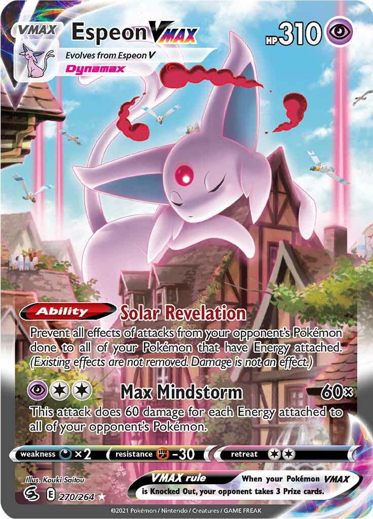 Espeon VMAX (270/264) [Sword & Shield: Fusion Strike] - Pokémon - Card Brawlers | Quebec | Canada |