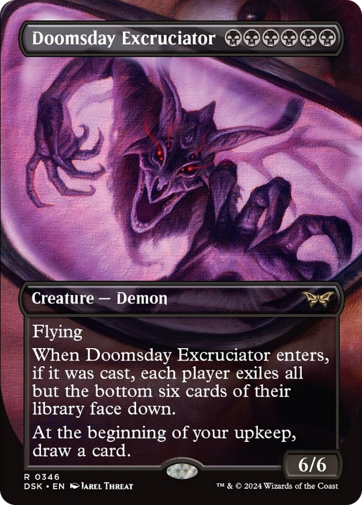 Doomsday Excruciator (Borderless) [Duskmourn: House of Horror] - Magic: The Gathering - Card Brawlers | Quebec | Canada |