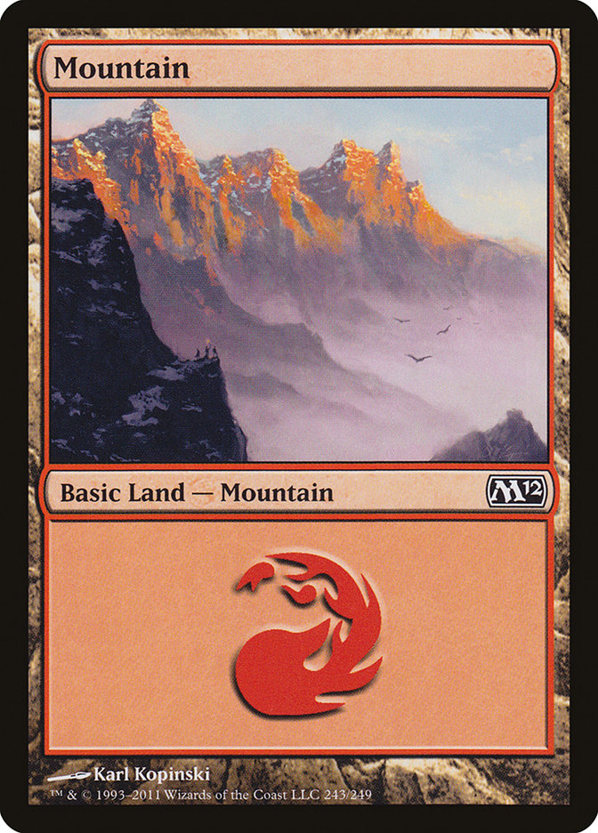 Mountain (243) [Magic 2012] - Magic: The Gathering - Card Brawlers | Quebec | Canada |
