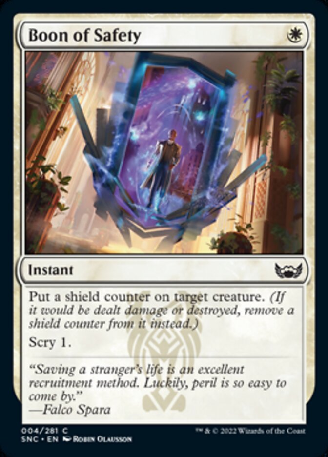 Boon of Safety [Streets of New Capenna] - Magic: The Gathering - Card Brawlers | Quebec | Canada |