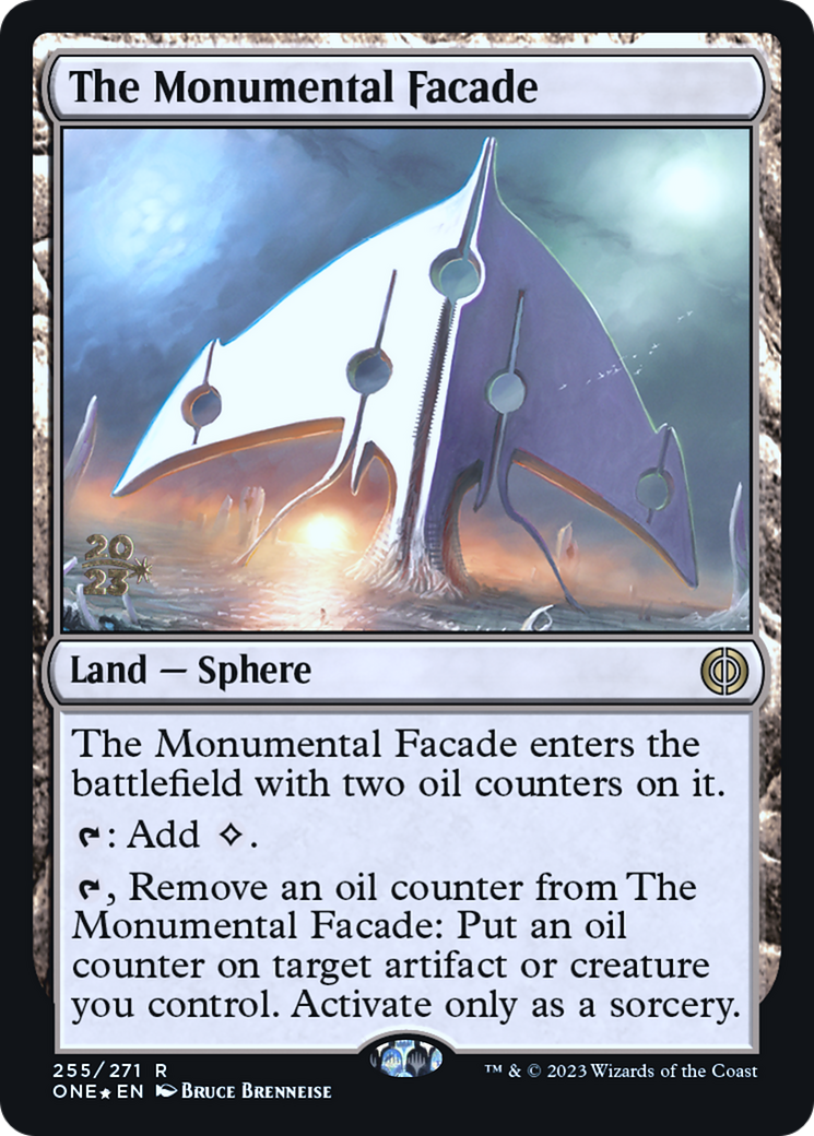 The Monumental Facade [Phyrexia: All Will Be One Prerelease Promos] - Magic: The Gathering - Card Brawlers | Quebec | Canada |