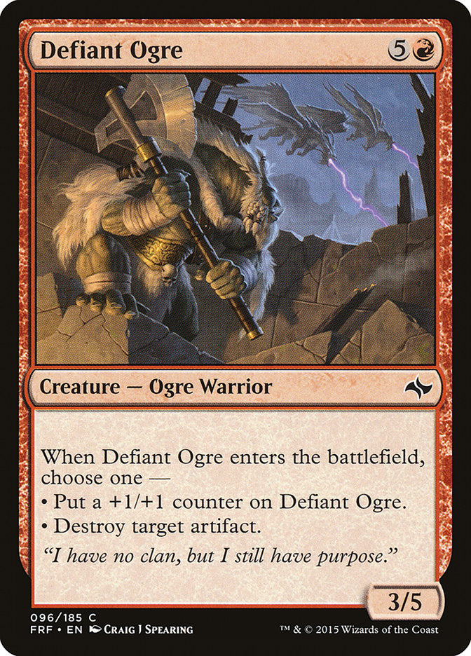 Defiant Ogre [Fate Reforged] - Magic: The Gathering - Card Brawlers | Quebec | Canada |