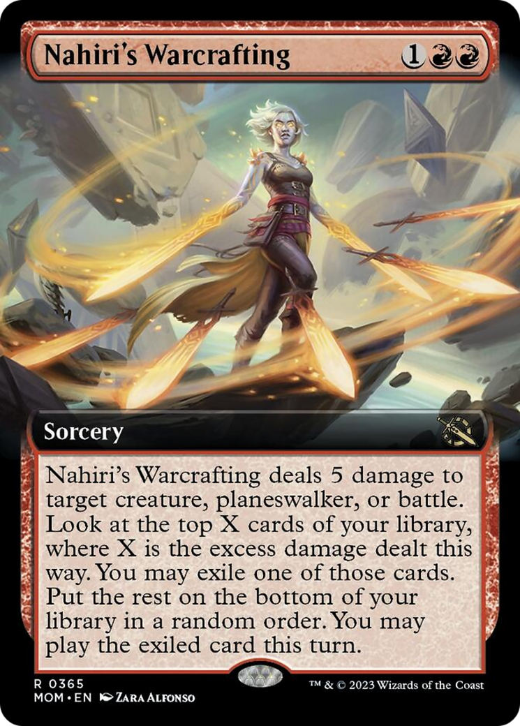 Nahiri's Warcrafting (Extended Art) [March of the Machine] - Magic: The Gathering - Card Brawlers | Quebec | Canada |