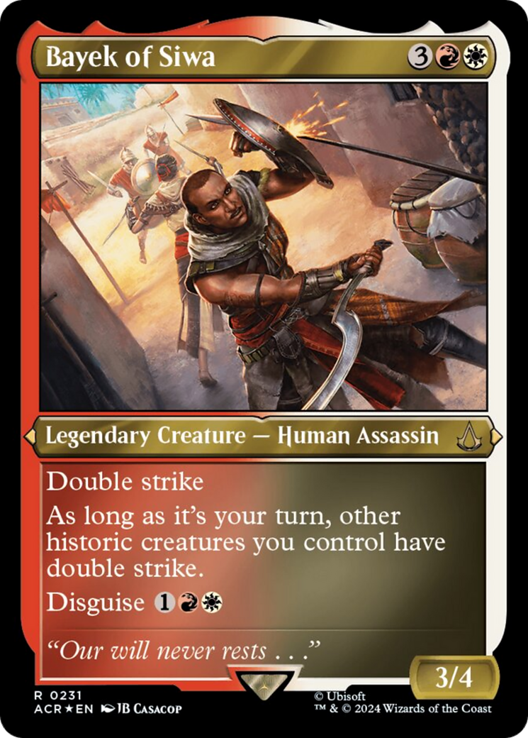 Bayek of Siwa (Foil Etched) [Assassin's Creed] - Magic: The Gathering - Card Brawlers | Quebec | Canada |