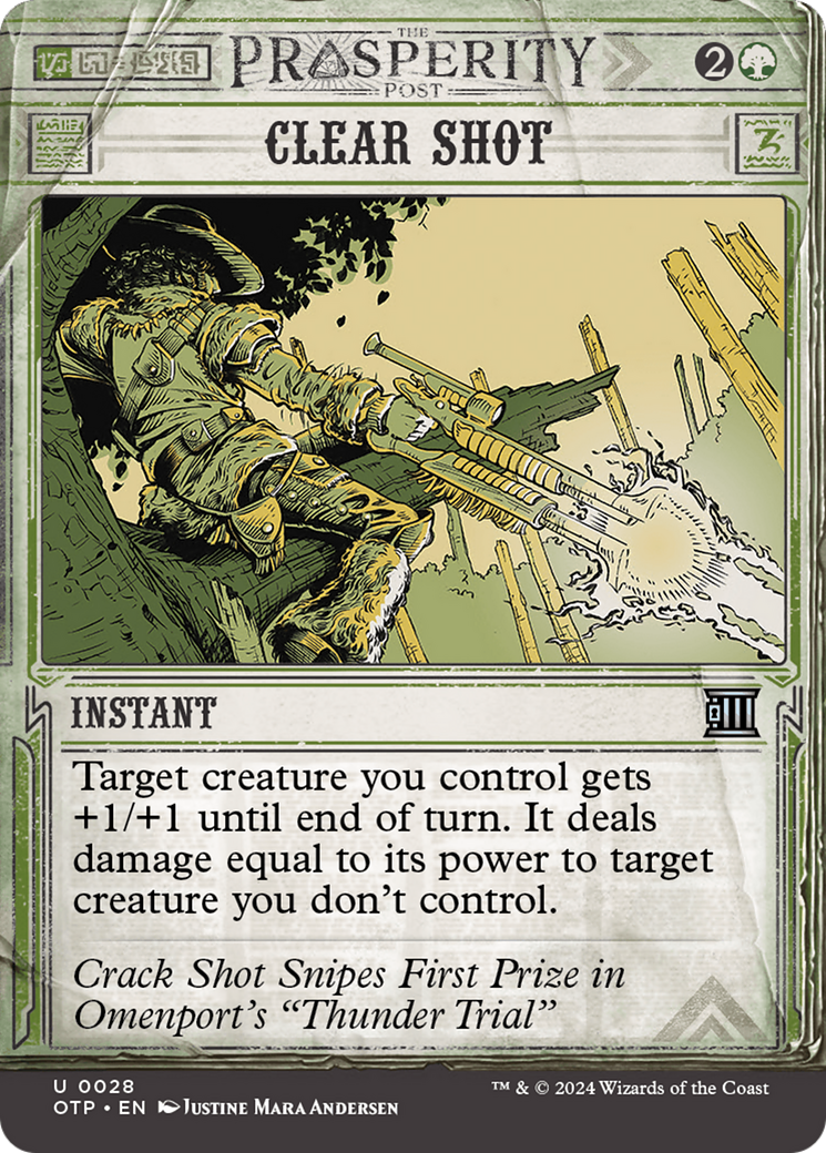 Clear Shot [Outlaws of Thunder Junction: Breaking News] - Magic: The Gathering - Card Brawlers | Quebec | Canada |