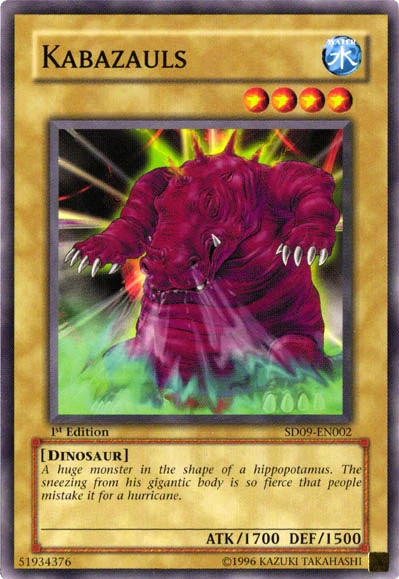 Kabazauls [SD09-EN002] Common - Yu-Gi-Oh! - Card Brawlers | Quebec | Canada |