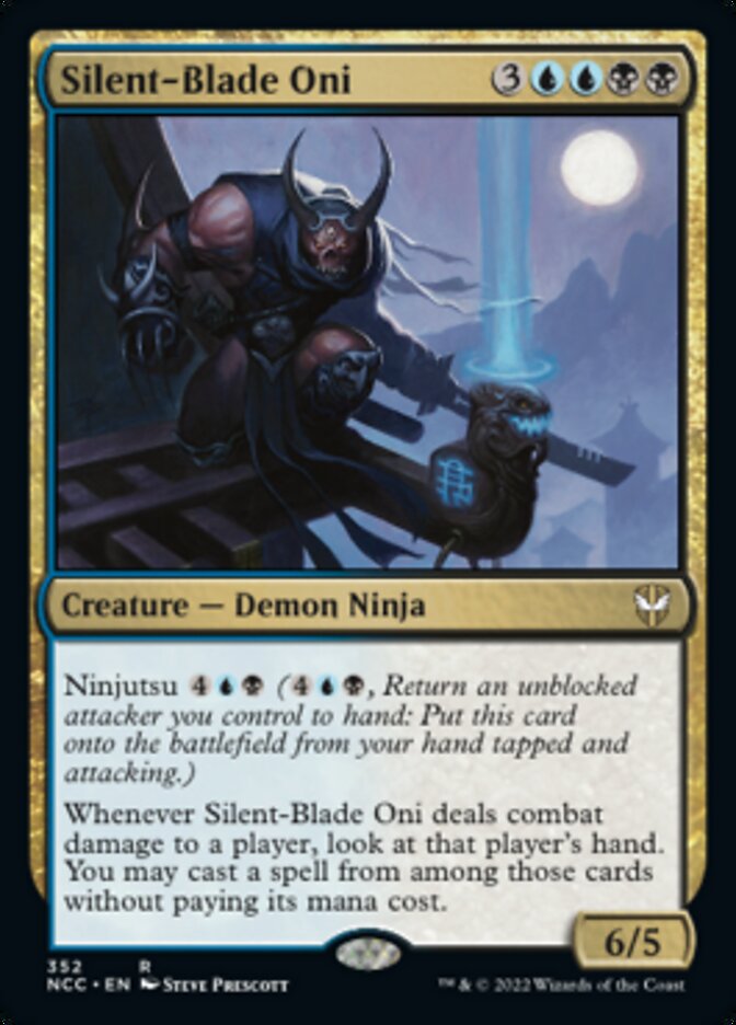 Silent-Blade Oni [Streets of New Capenna Commander] - Magic: The Gathering - Card Brawlers | Quebec | Canada |