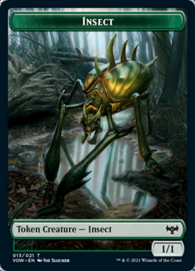 Insect // Boar Double-Sided Token [Innistrad: Crimson Vow Tokens] - Magic: The Gathering - Card Brawlers | Quebec | Canada |