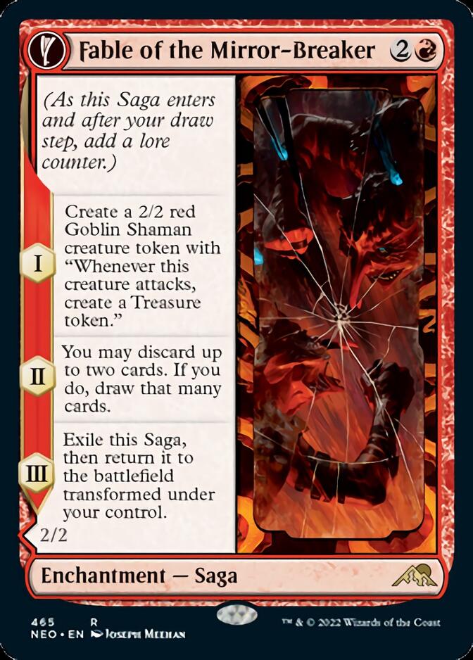 Fable of the Mirror-Breaker // Reflection of Kiki-Jiki (Extended Art) [Kamigawa: Neon Dynasty] - Magic: The Gathering - Card Brawlers | Quebec | Canada |