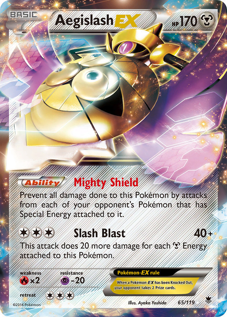 Aegislash EX (65/119) [XY: Phantom Forces] - Pokémon - Card Brawlers | Quebec | Canada |