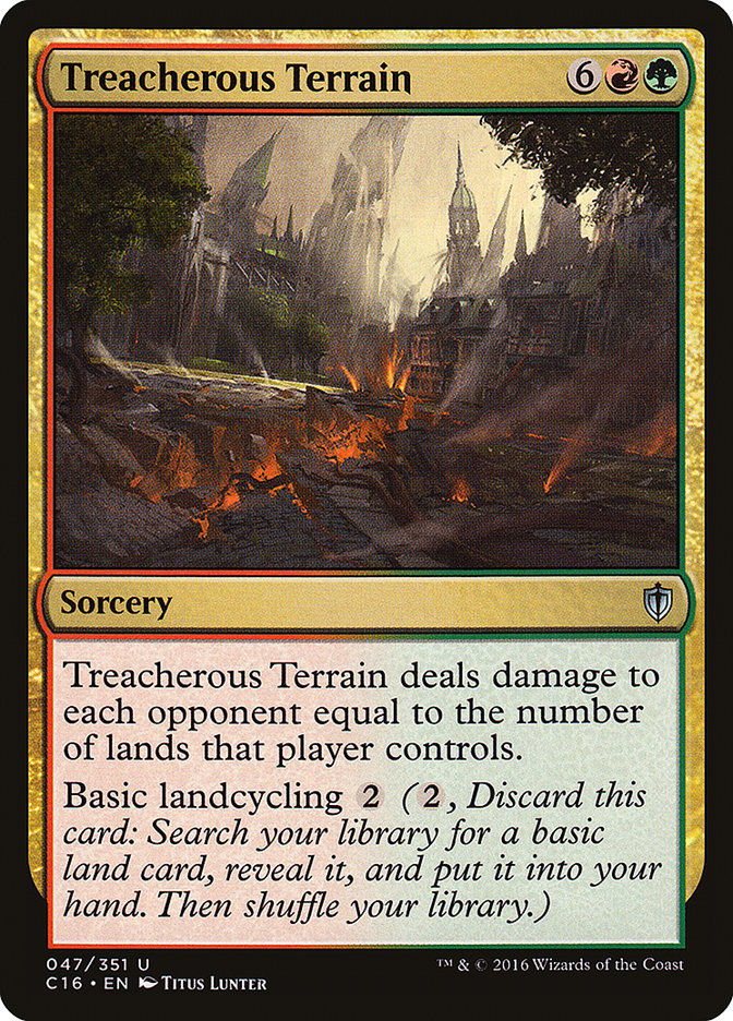 Treacherous Terrain [Commander 2016] - Magic: The Gathering - Card Brawlers | Quebec | Canada |