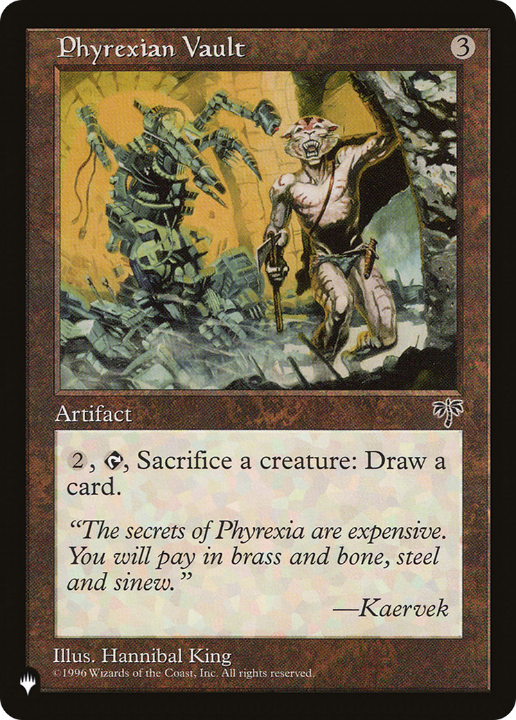 Phyrexian Vault [The List] - Magic: The Gathering - Card Brawlers | Quebec | Canada |