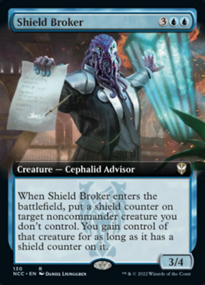 Shield Broker (Extended Art) [Streets of New Capenna Commander] - Magic: The Gathering - Card Brawlers | Quebec | Canada |
