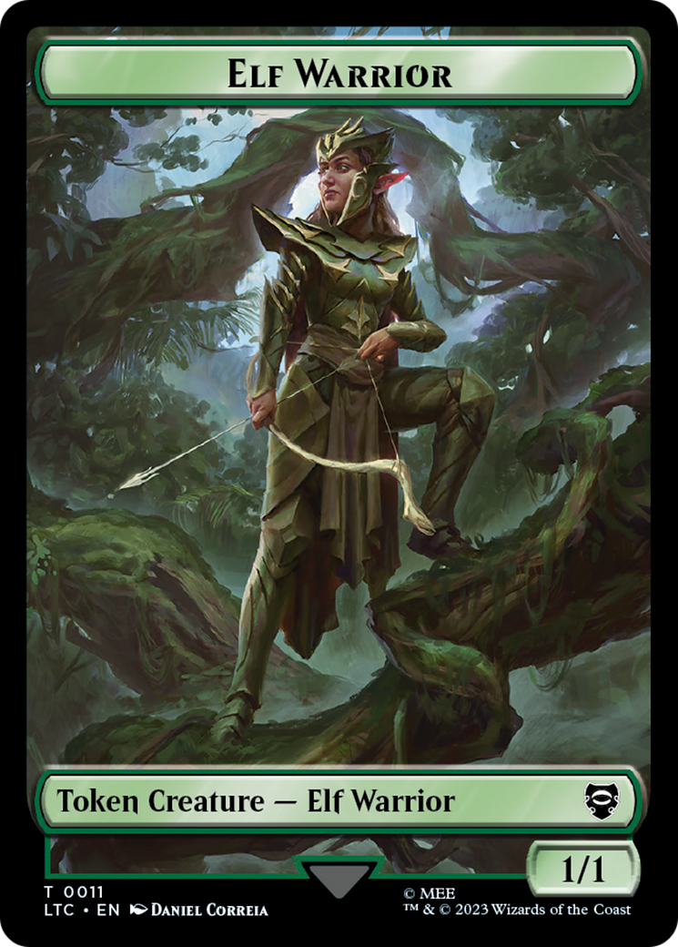 Elf Warrior // Insect Double Sided Token [The Lord of the Rings: Tales of Middle-Earth Commander Tokens] - Magic: The Gathering - Card Brawlers | Quebec | Canada |