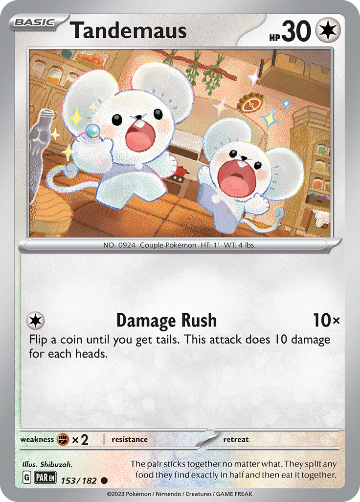 Tandemaus (153/182) [Scarlet & Violet: Paradox Rift] - Pokémon - Card Brawlers | Quebec | Canada |