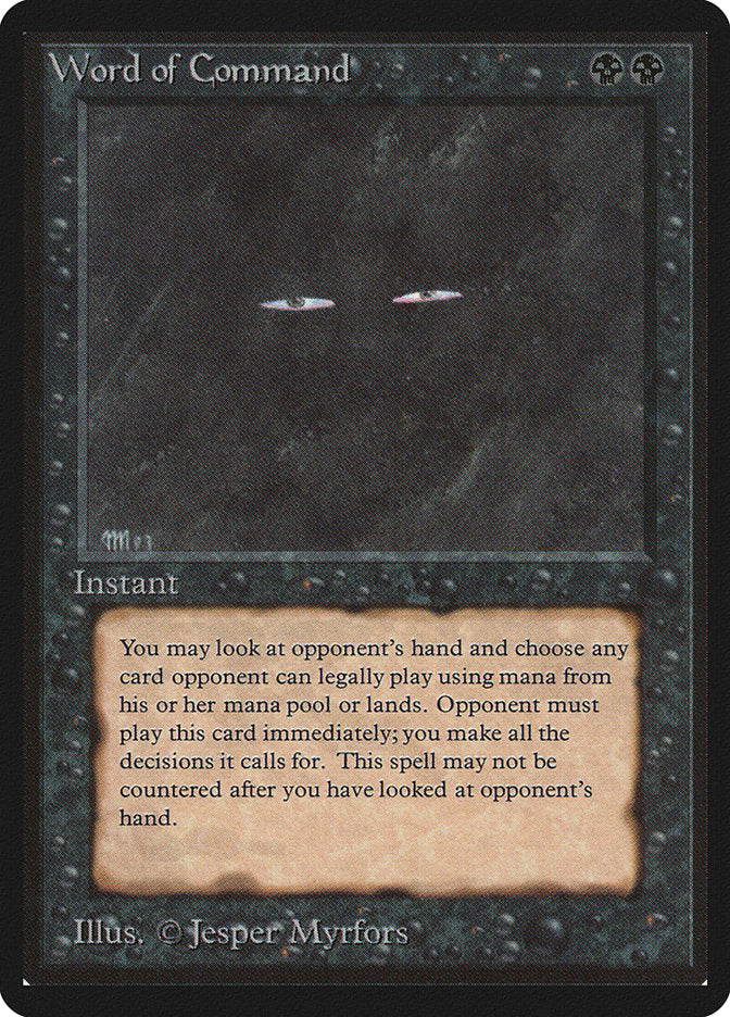 Word of Command [Beta Edition] - Magic: The Gathering - Card Brawlers | Quebec | Canada |