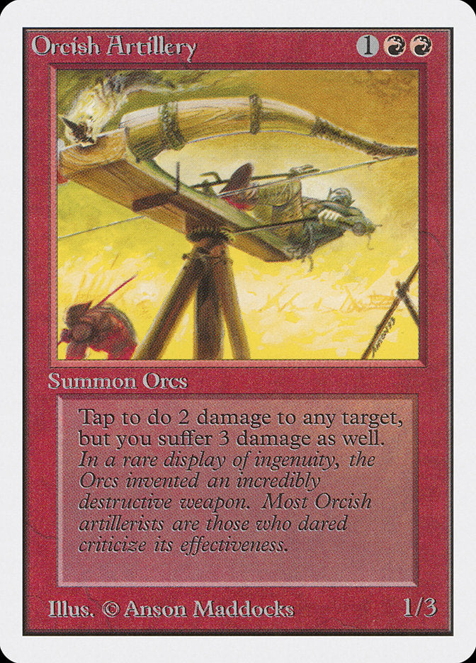Orcish Artillery [Unlimited Edition] - Magic: The Gathering - Card Brawlers | Quebec | Canada |