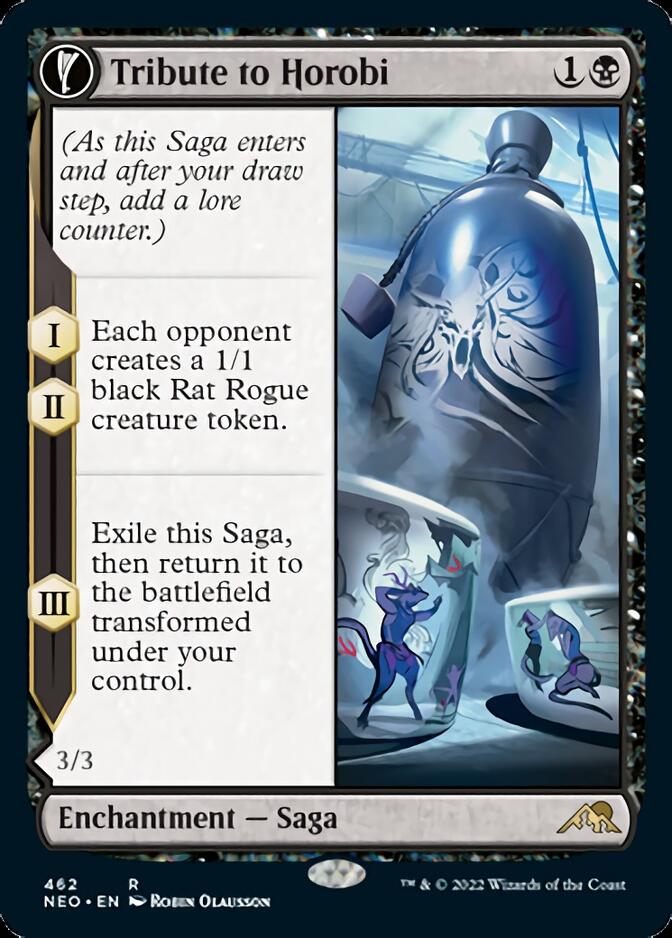 Tribute to Horobi // Echo of Death's Wail (Extended Art) [Kamigawa: Neon Dynasty] - Magic: The Gathering - Card Brawlers | Quebec | Canada |