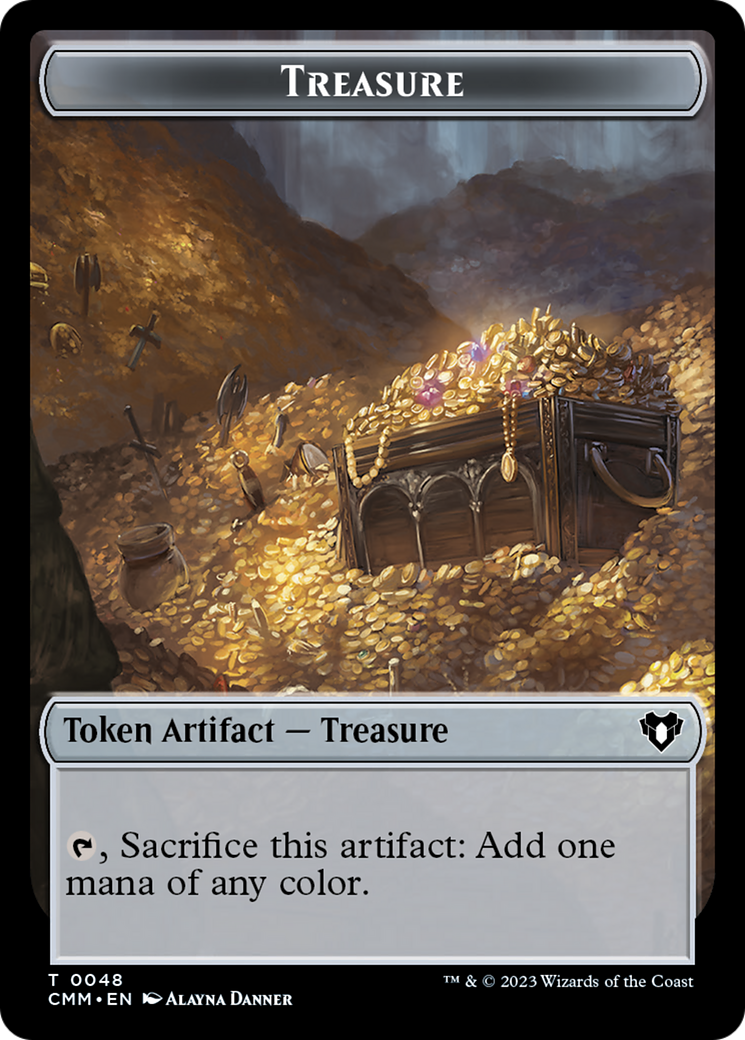 Treasure // Ogre Double-Sided Token [Commander Masters Tokens] - Magic: The Gathering - Card Brawlers | Quebec | Canada |