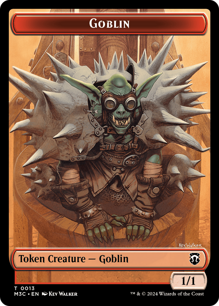 Tarmogoyf (Ripple Foil) // Goblin Double-Sided Token [Modern Horizons 3 Commander Tokens] - Magic: The Gathering - Card Brawlers | Quebec | Canada |