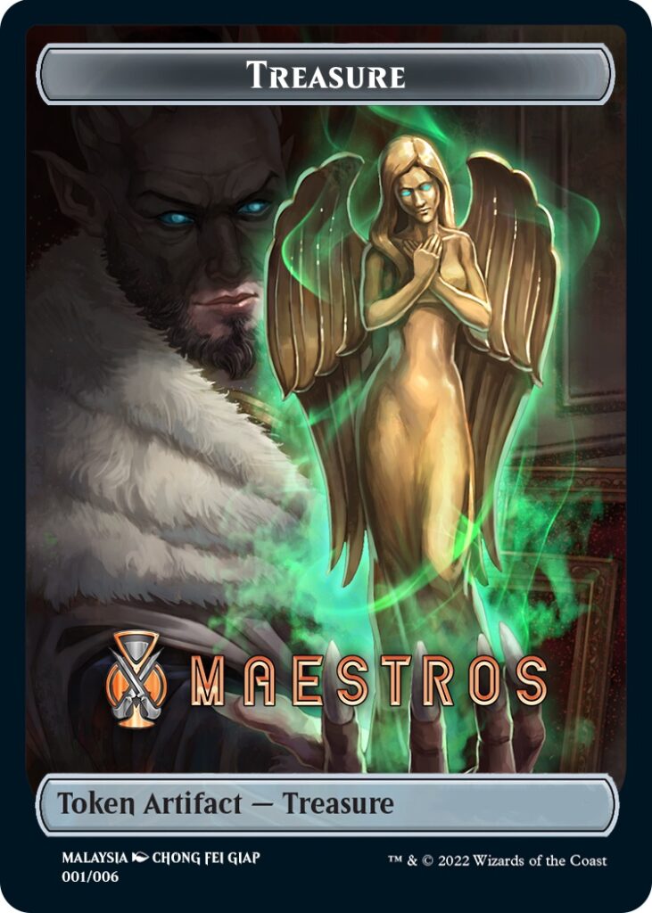 Treasure Token (Maestros) (Southeast Asia Artists) [Streets of New Capenna Tokens] - Magic: The Gathering - Card Brawlers | Quebec | Canada |