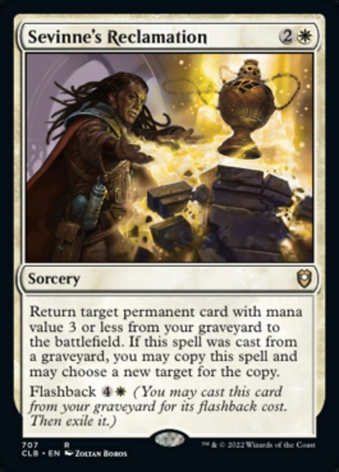 Sevinne's Reclamation [Commander Legends: Battle for Baldur's Gate] - Magic: The Gathering - Card Brawlers | Quebec | Canada |
