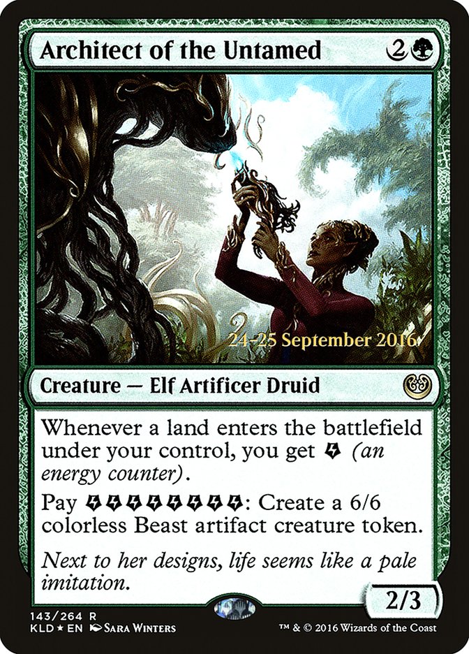 Architect of the Untamed [Kaladesh Prerelease Promos] - Magic: The Gathering - Card Brawlers | Quebec | Canada |