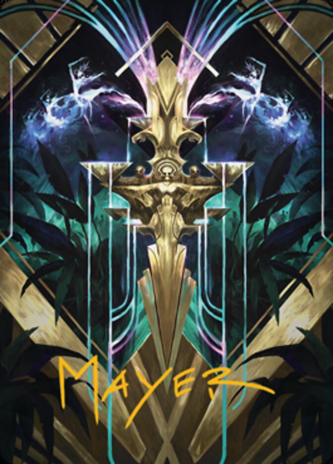 Halo Fountain Art Card (Gold-Stamped Signature) [Streets of New Capenna Art Series] - Magic: The Gathering - Card Brawlers | Quebec | Canada |