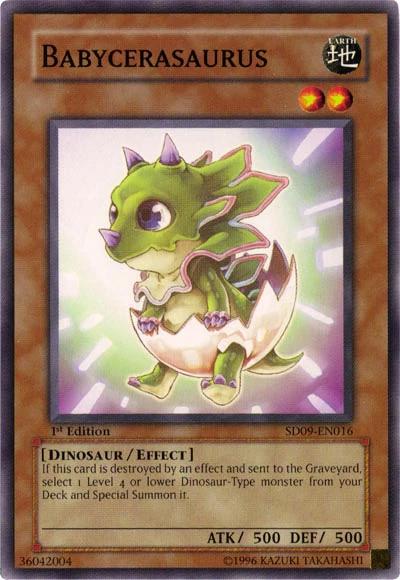Babycerasaurus [SD09-EN016] Common - Yu-Gi-Oh! - Card Brawlers | Quebec | Canada |