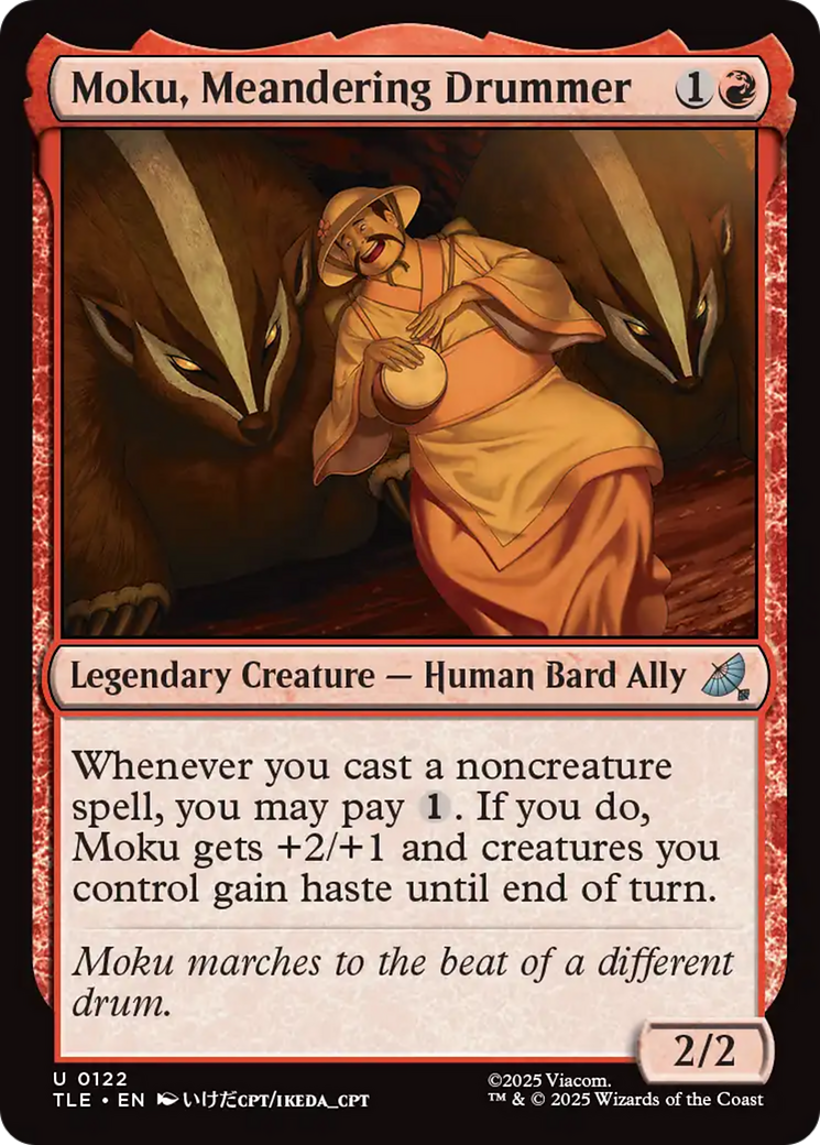 Moku, Meandering Drummer [Avatar: The Last Airbender: Eternal-Legal] - Magic: The Gathering - Card Brawlers | Quebec | Canada |