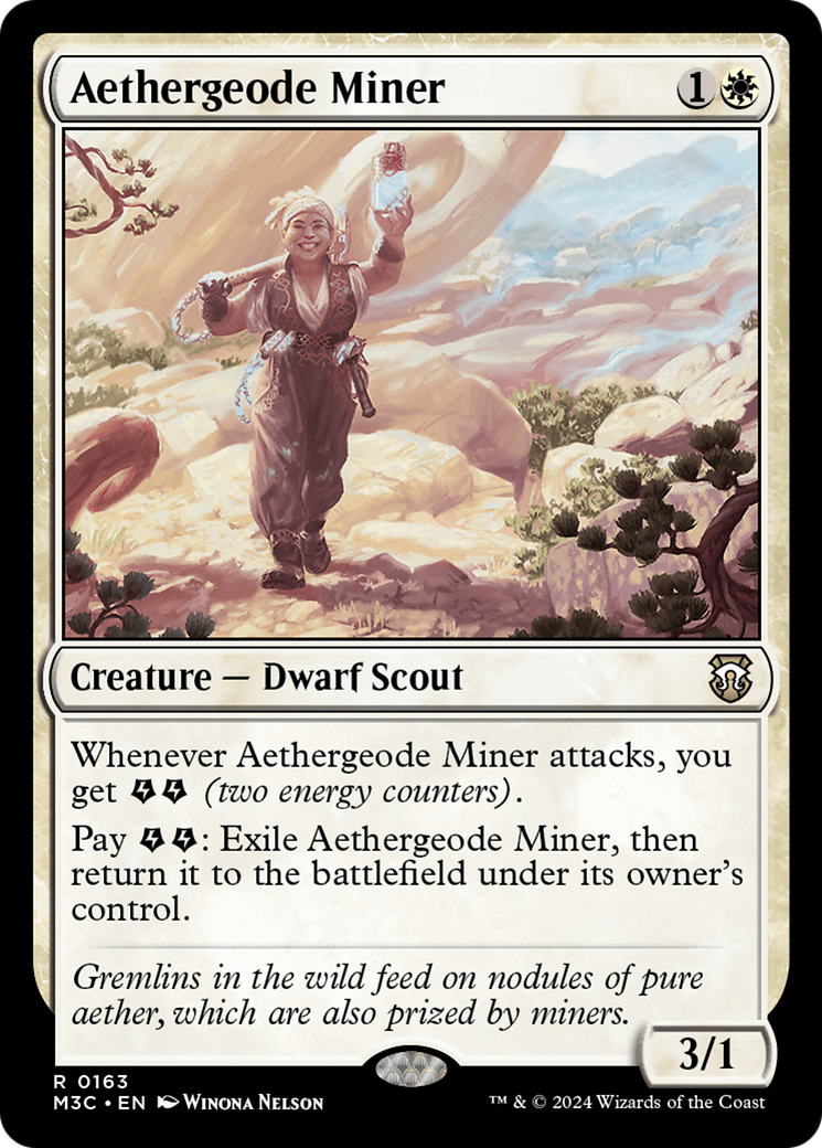 Aethergeode Miner (Ripple Foil) [Modern Horizons 3 Commander] - Magic: The Gathering - Card Brawlers | Quebec | Canada |