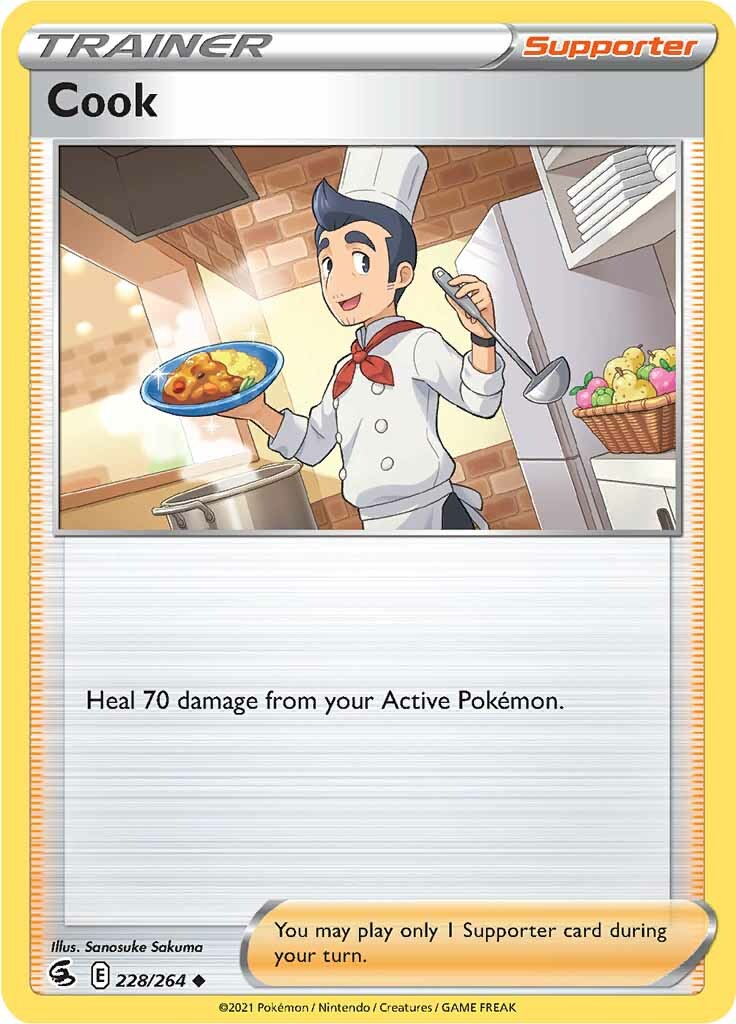 Cook (228/264) [Sword & Shield: Fusion Strike] - Pokémon - Card Brawlers | Quebec | Canada |