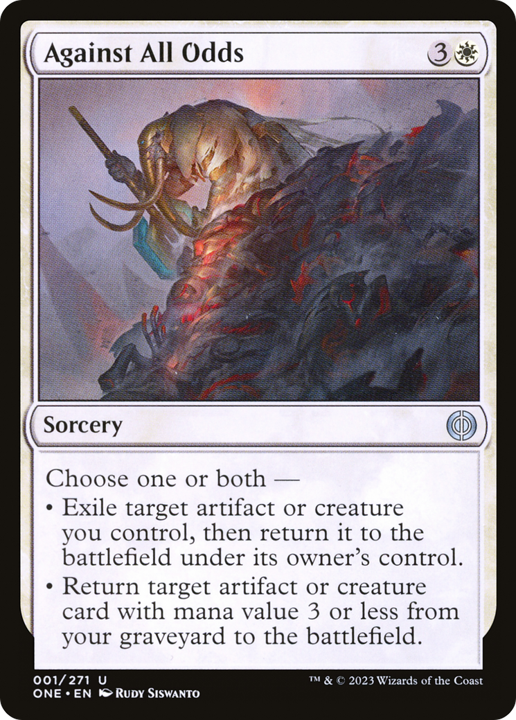 Against All Odds [Phyrexia: All Will Be One] - Magic: The Gathering - Card Brawlers | Quebec | Canada |