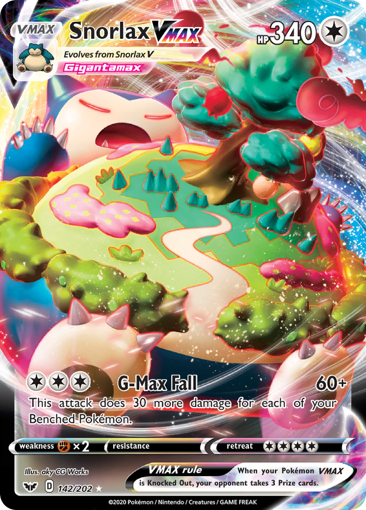 Snorlax VMAX (142/202) [Sword & Shield: Base Set] - Pokémon - Card Brawlers | Quebec | Canada |