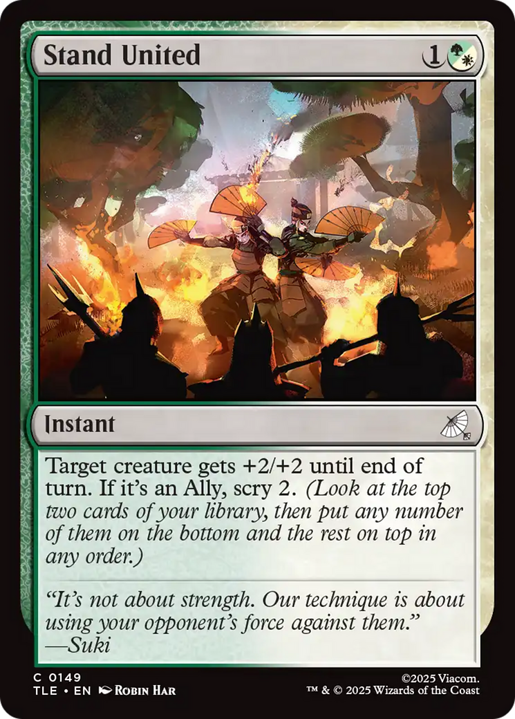 Stand United [Avatar: The Last Airbender: Eternal-Legal] - Magic: The Gathering - Card Brawlers | Quebec | Canada |