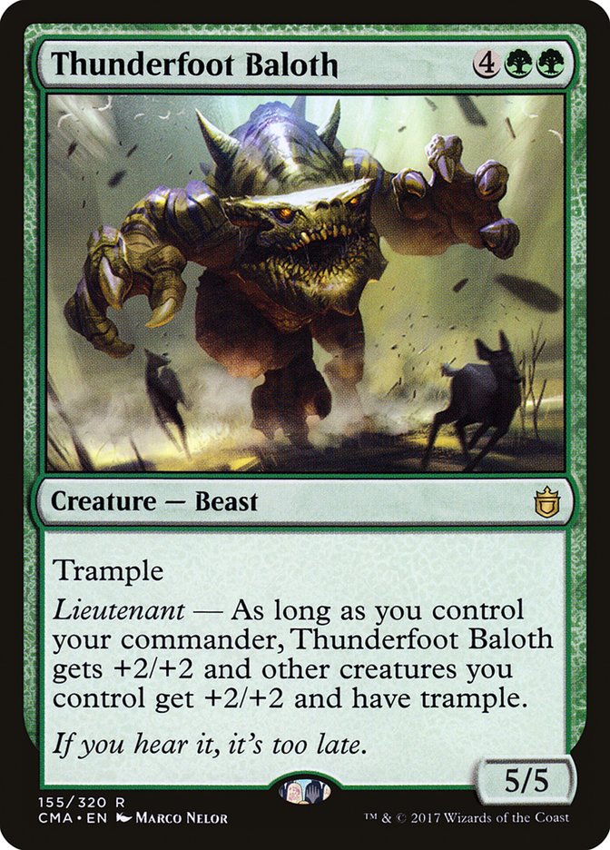 Thunderfoot Baloth [Commander Anthology] - Magic: The Gathering - Card Brawlers | Quebec | Canada |