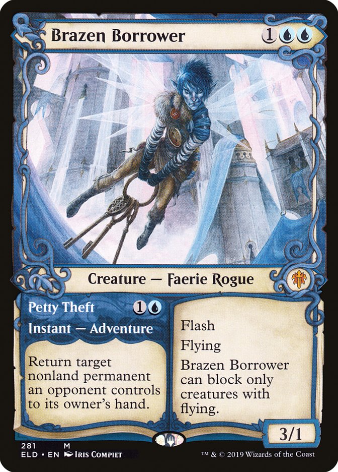 Brazen Borrower // Petty Theft (Showcase) [Throne of Eldraine] - Magic: The Gathering - Card Brawlers | Quebec | Canada |