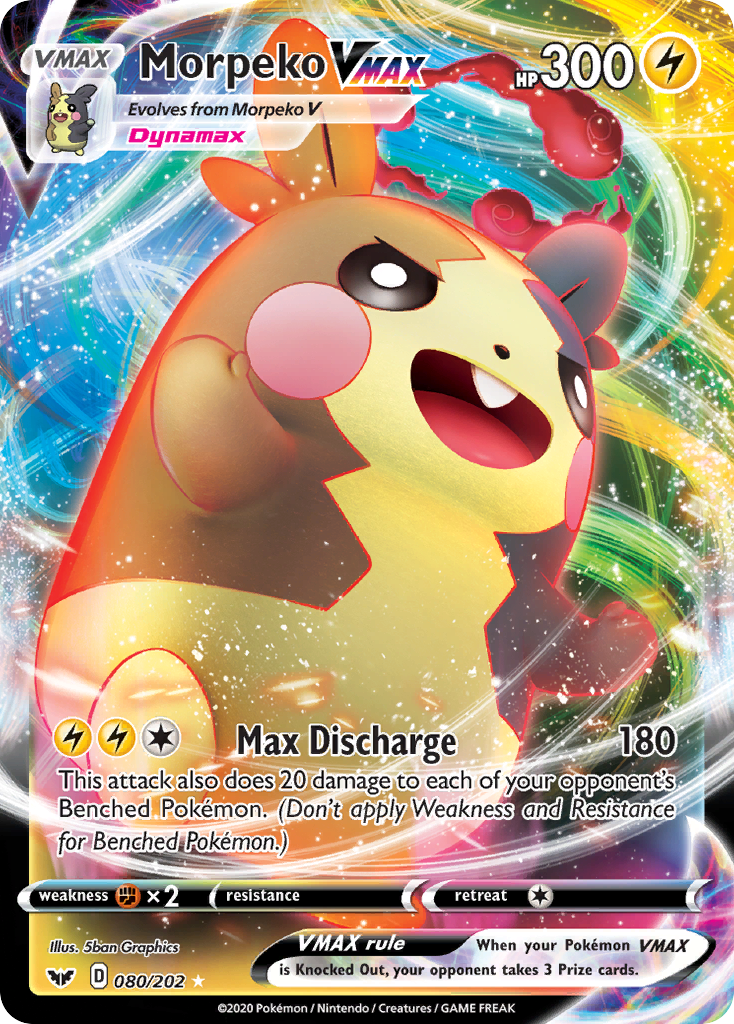 Morpeko VMAX (080/202) [Sword & Shield: Base Set] - Pokémon - Card Brawlers | Quebec | Canada |