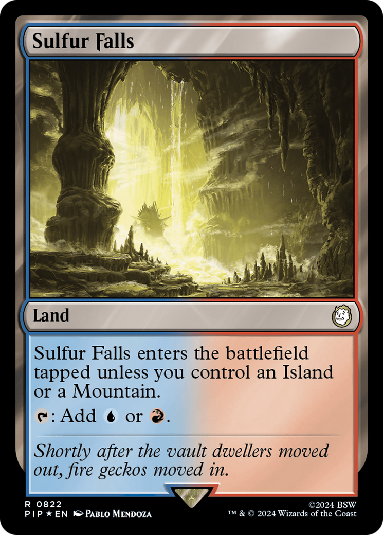 Sulfur Falls (Surge Foil) [Fallout] - Magic: The Gathering - Card Brawlers | Quebec | Canada |
