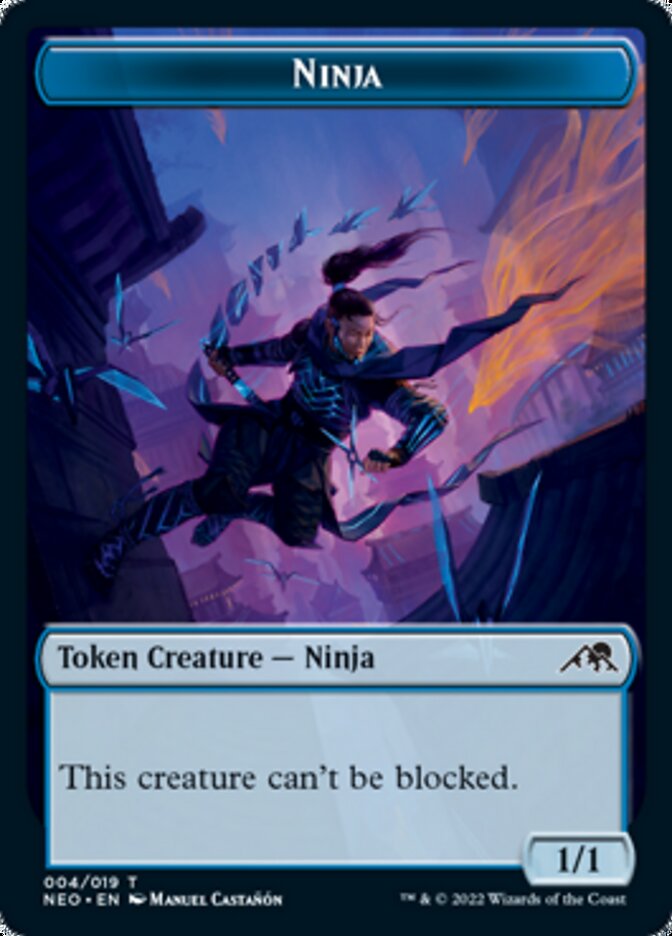 Ninja Token [Kamigawa: Neon Dynasty Tokens] - Magic: The Gathering - Card Brawlers | Quebec | Canada |