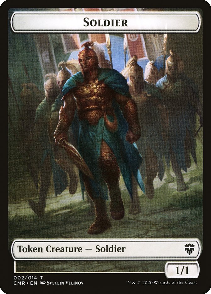 Elephant // Soldier Double-Sided Token [Commander Legends Tokens] - Magic: The Gathering - Card Brawlers | Quebec | Canada |