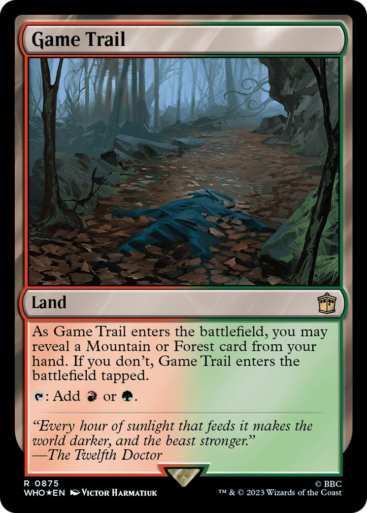 Game Trail (Surge Foil) [Doctor Who] - Magic: The Gathering - Card Brawlers | Quebec | Canada |