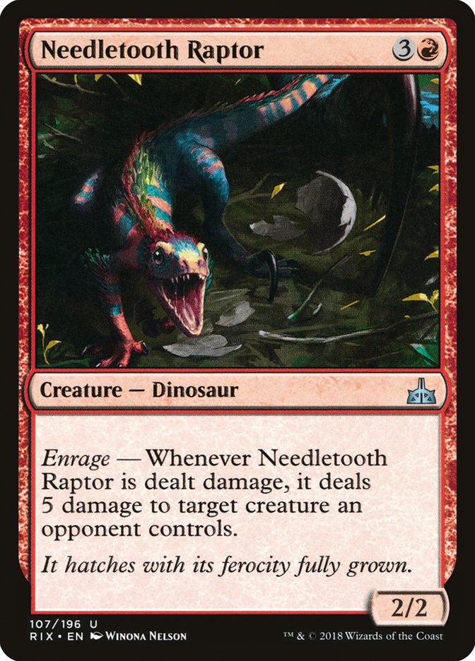Needletooth Raptor [Rivals of Ixalan] - Magic: The Gathering - Card Brawlers | Quebec | Canada |