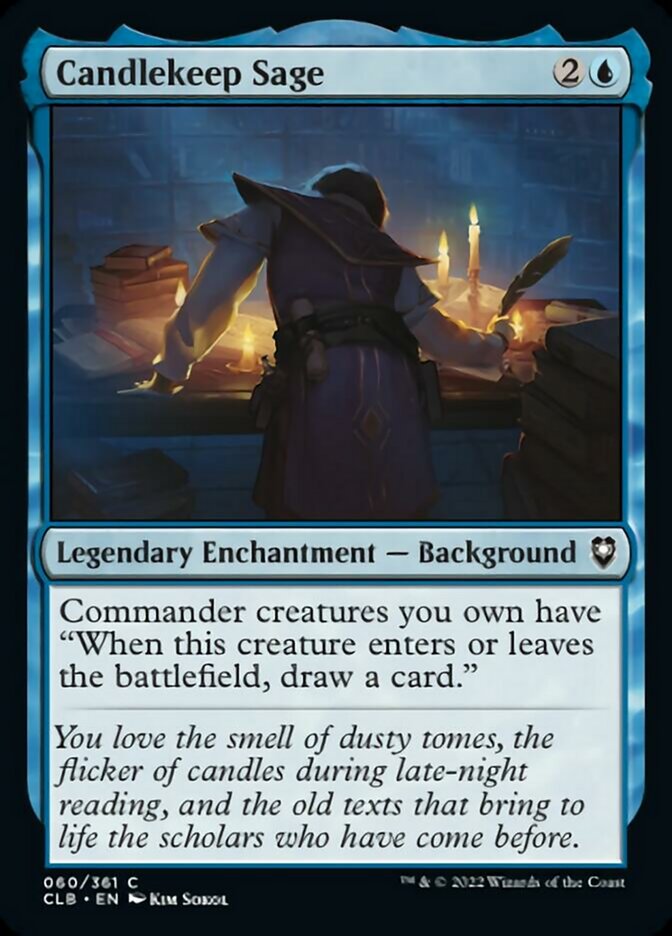 Candlekeep Sage [Commander Legends: Battle for Baldur's Gate] - Magic: The Gathering - Card Brawlers | Quebec | Canada |