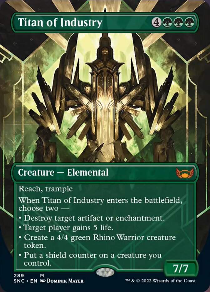 Titan of Industry (Borderless Alternate Art) [Streets of New Capenna] - Magic: The Gathering - Card Brawlers | Quebec | Canada |