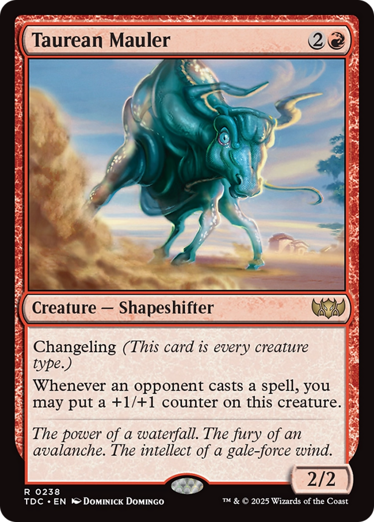 Taurean Mauler [Tarkir: Dragonstorm Commander] - Magic: The Gathering - Card Brawlers | Quebec | Canada |